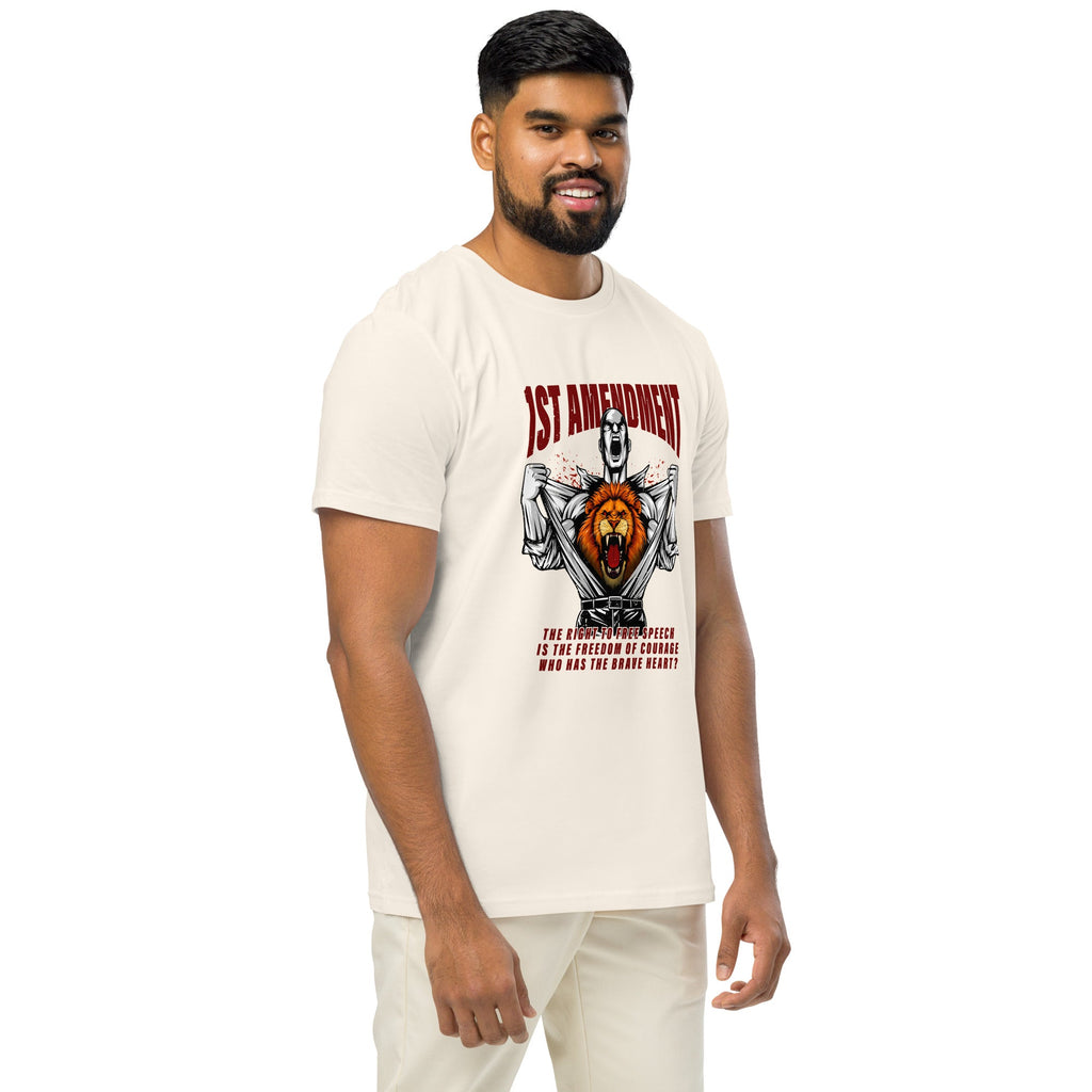 1st Amendment organic mid - light t-shirt - Stark Reality Intellectual Apparel