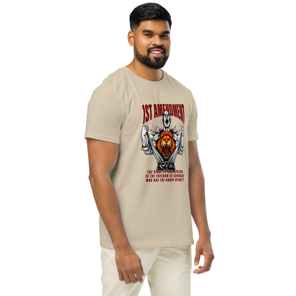 1st Amendment organic mid - light t-shirt - Stark Reality Intellectual Apparel
