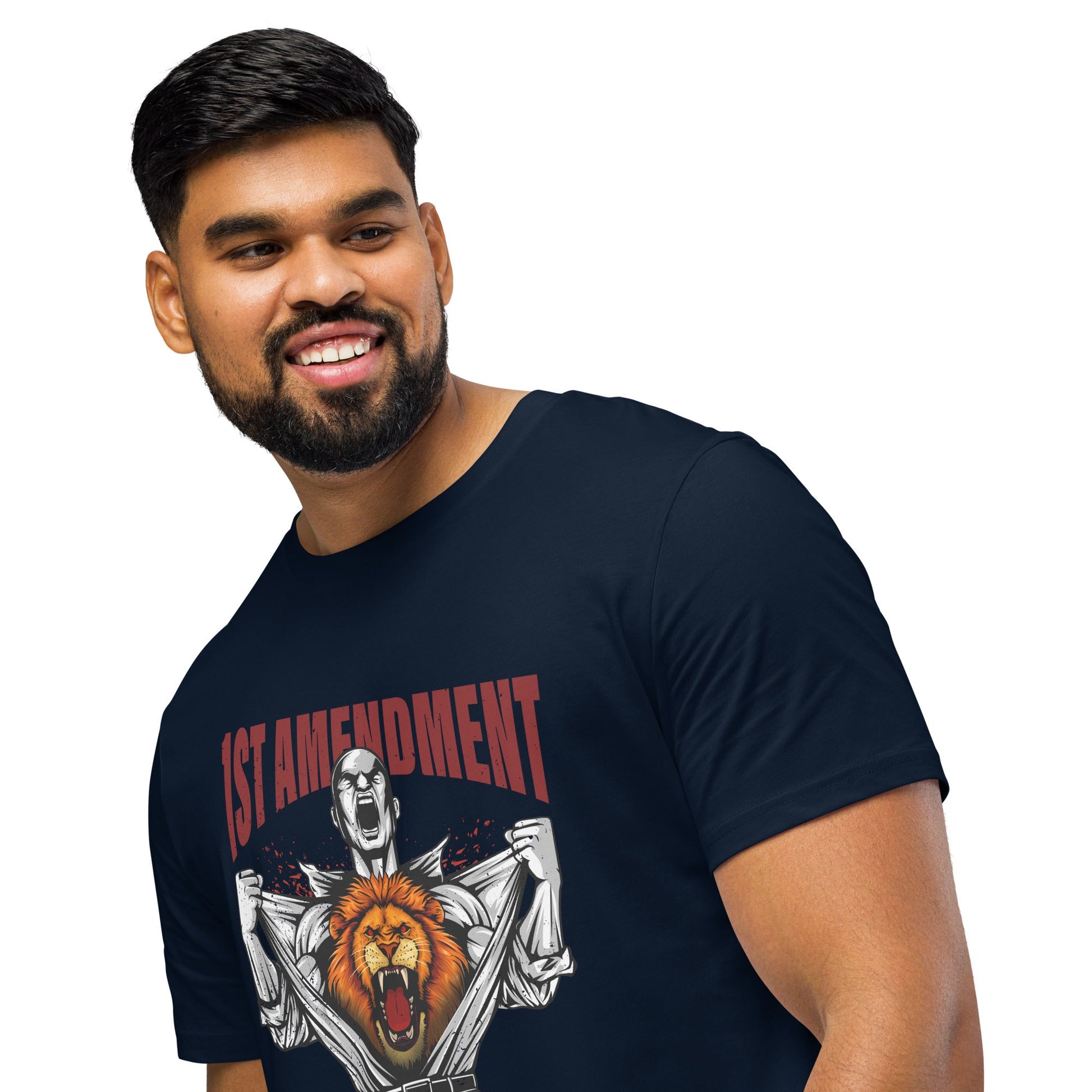 1st Amendment organic mid - light t-shirt - Stark Reality Intellectual Apparel