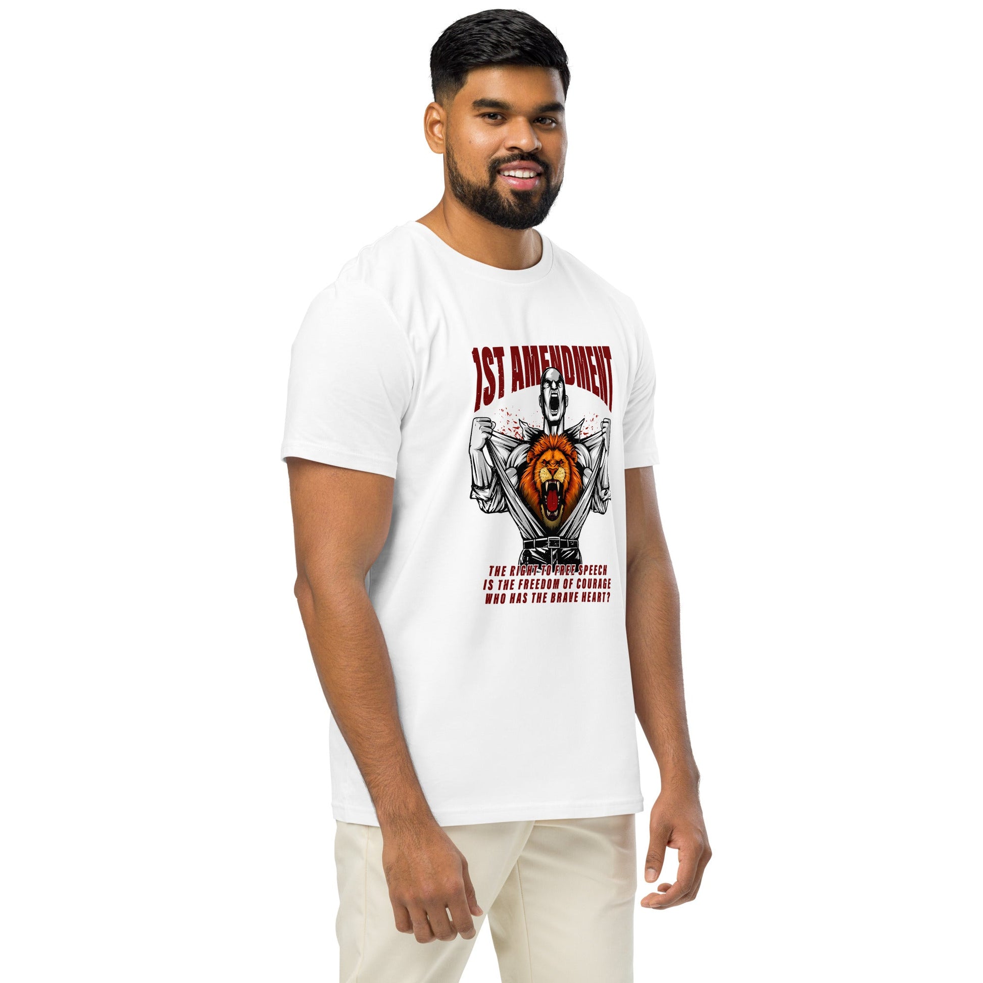 1st Amendment organic mid - light t-shirt - Stark Reality Intellectual Apparel