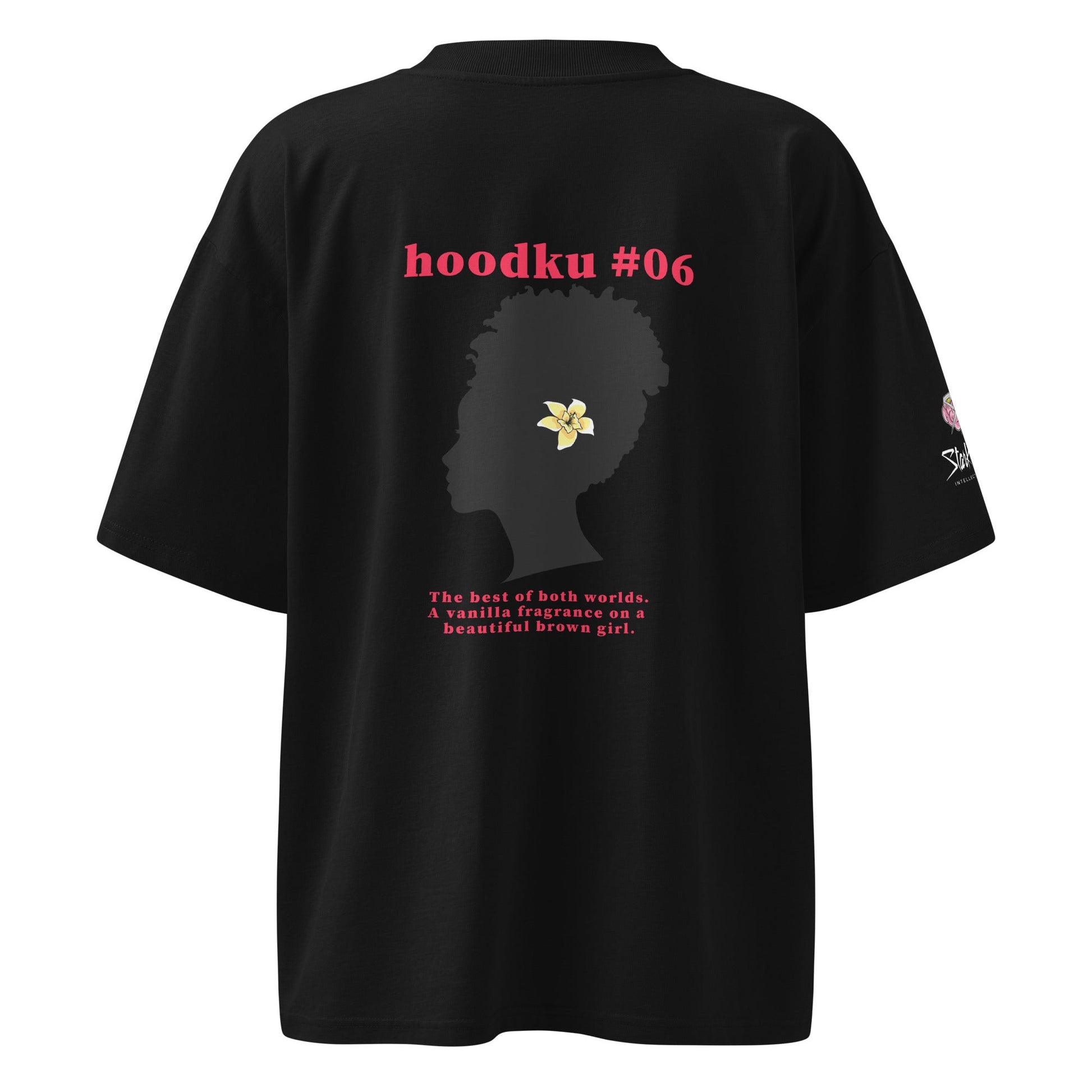 hoodku 06 Men's/Women's organic oversized high neck t-shirt - Stark Reality Intellectual Apparel