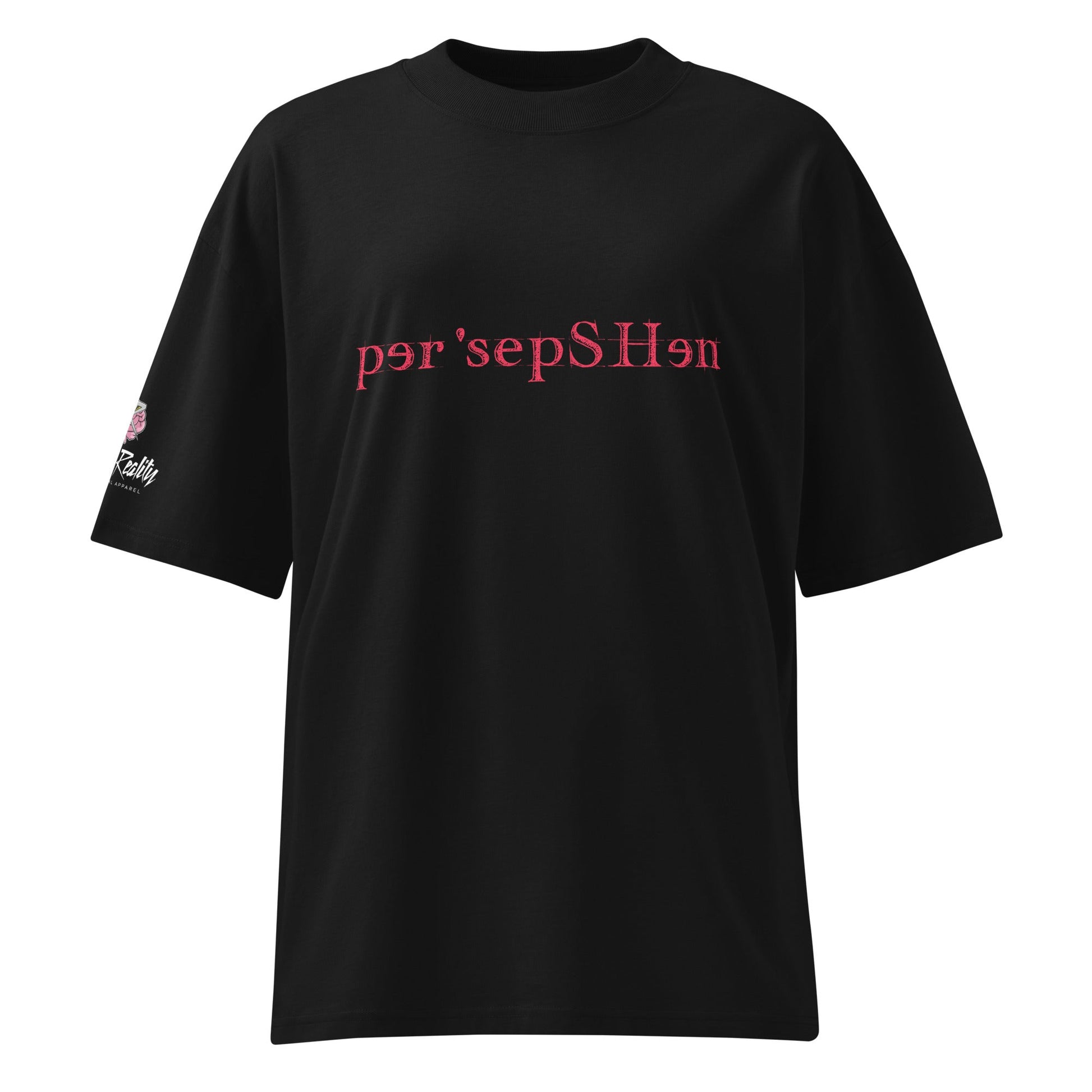 hoodku 06 Men's/Women's organic oversized high neck t-shirt - Stark Reality Intellectual Apparel