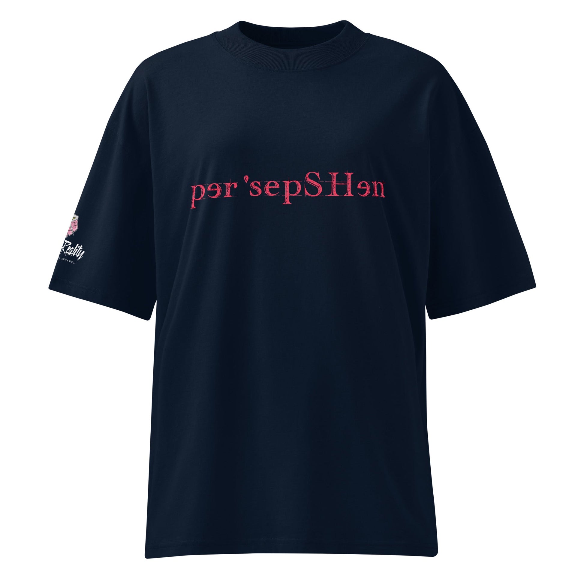 hoodku 06 Men's/Women's organic oversized high neck t-shirt - Stark Reality Intellectual Apparel