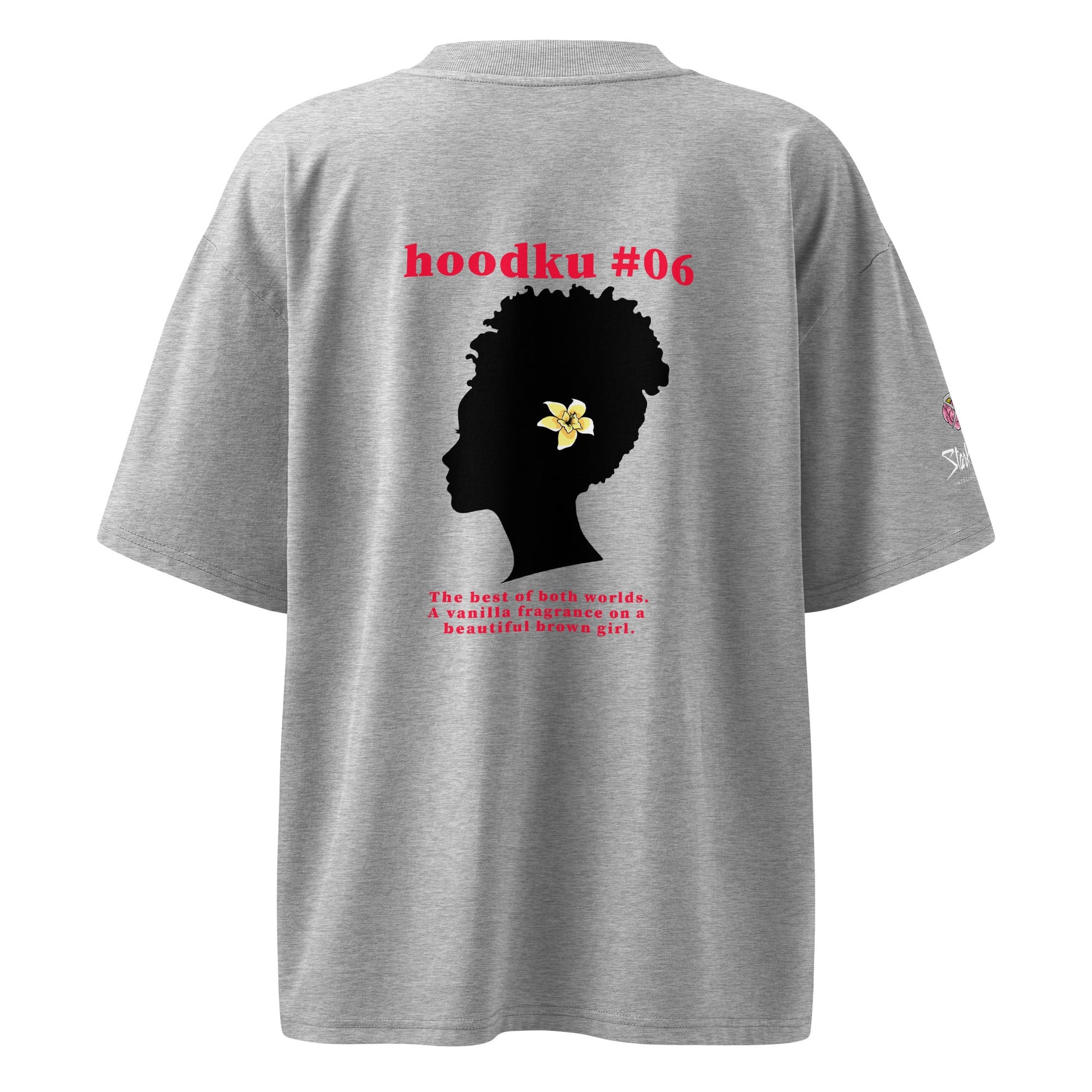 hoodku 06 Men's/Women's organic oversized high neck t-shirt - Stark Reality Intellectual Apparel