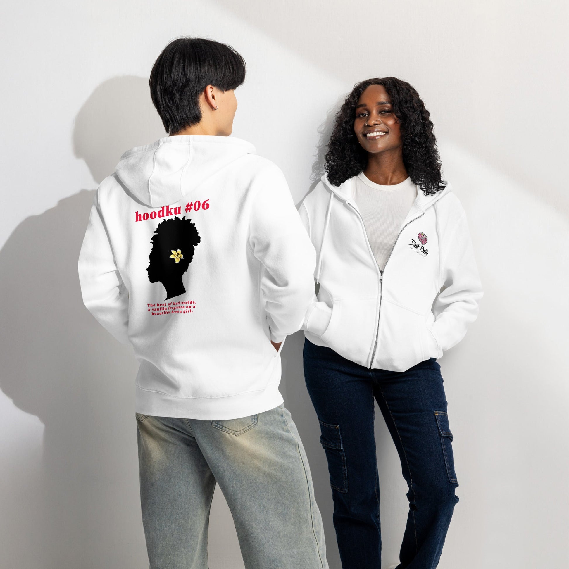 hoodku 06 Men's/Women's Premium full zip hoodie - Stark Reality Intellectual Apparel