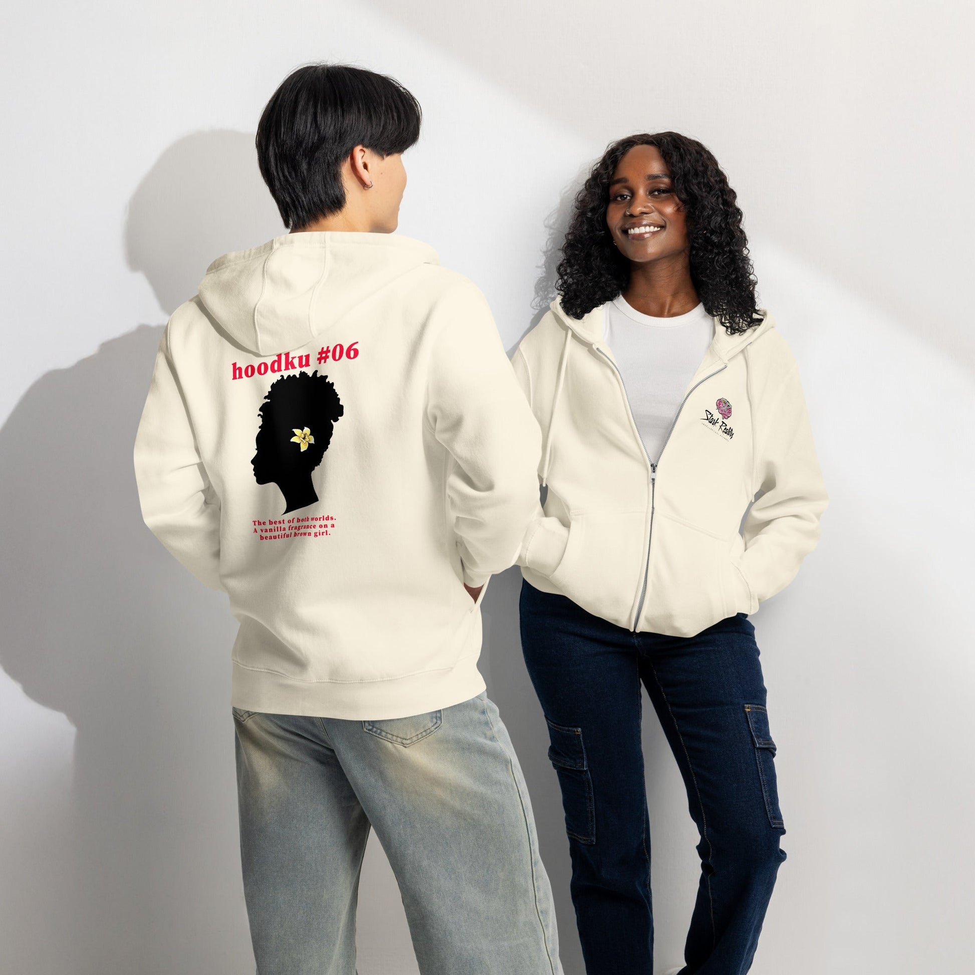 hoodku 06 Men's/Women's Premium full zip hoodie - Stark Reality Intellectual Apparel