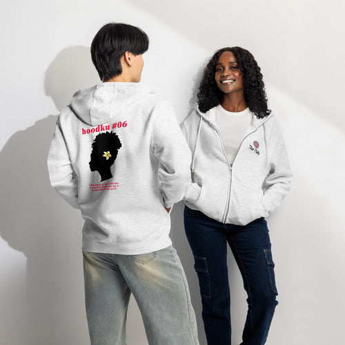 hoodku 06 Men's/Women's Premium full zip hoodie - Stark Reality Intellectual Apparel