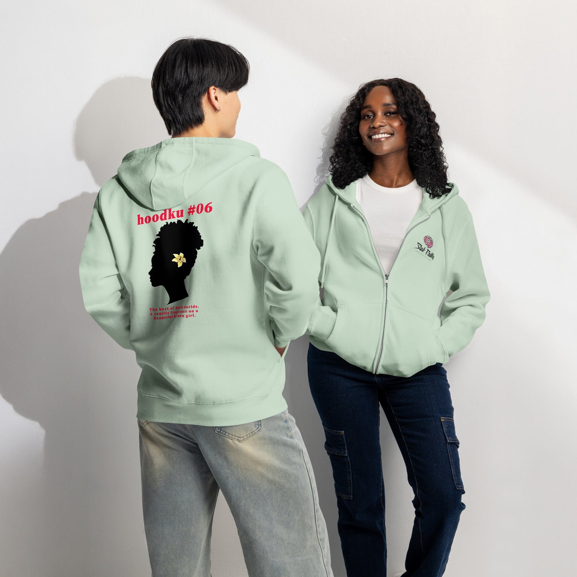 hoodku 06 Men's/Women's Premium full zip hoodie - Stark Reality Intellectual Apparel