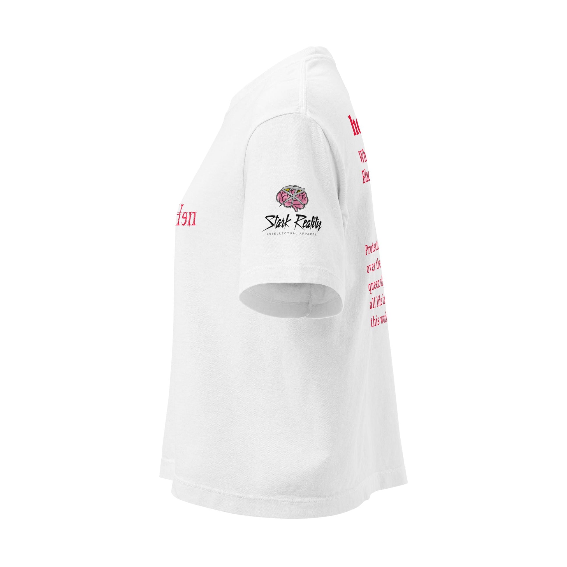 hoodku 13 perception Edition Women’s heavyweight boxy tee - Stark Reality Intellectual Apparel