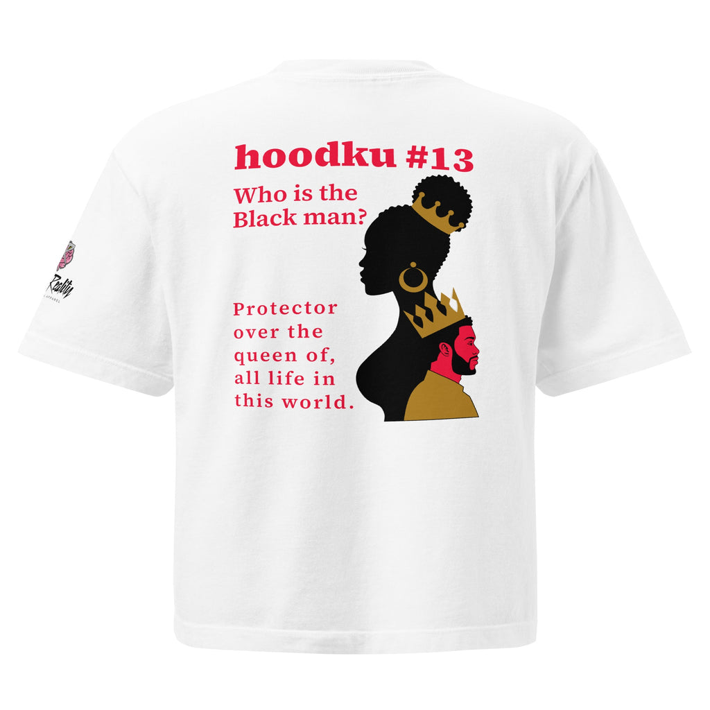 hoodku 13 perception Edition Women’s heavyweight boxy tee - Stark Reality Intellectual Apparel