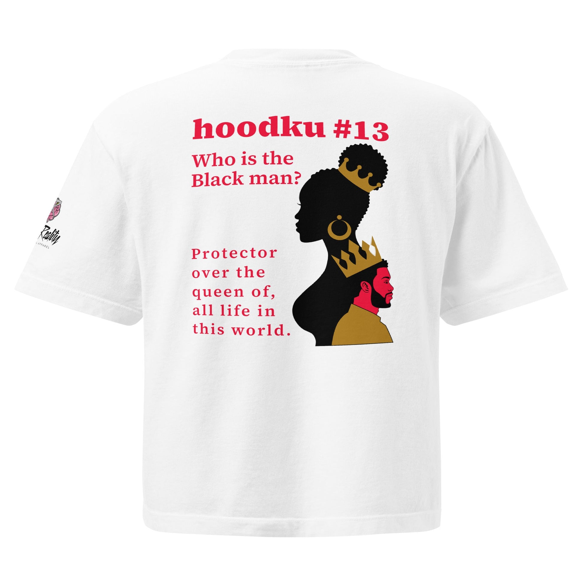 hoodku 13 perception Edition Women’s heavyweight boxy tee - Stark Reality Intellectual Apparel