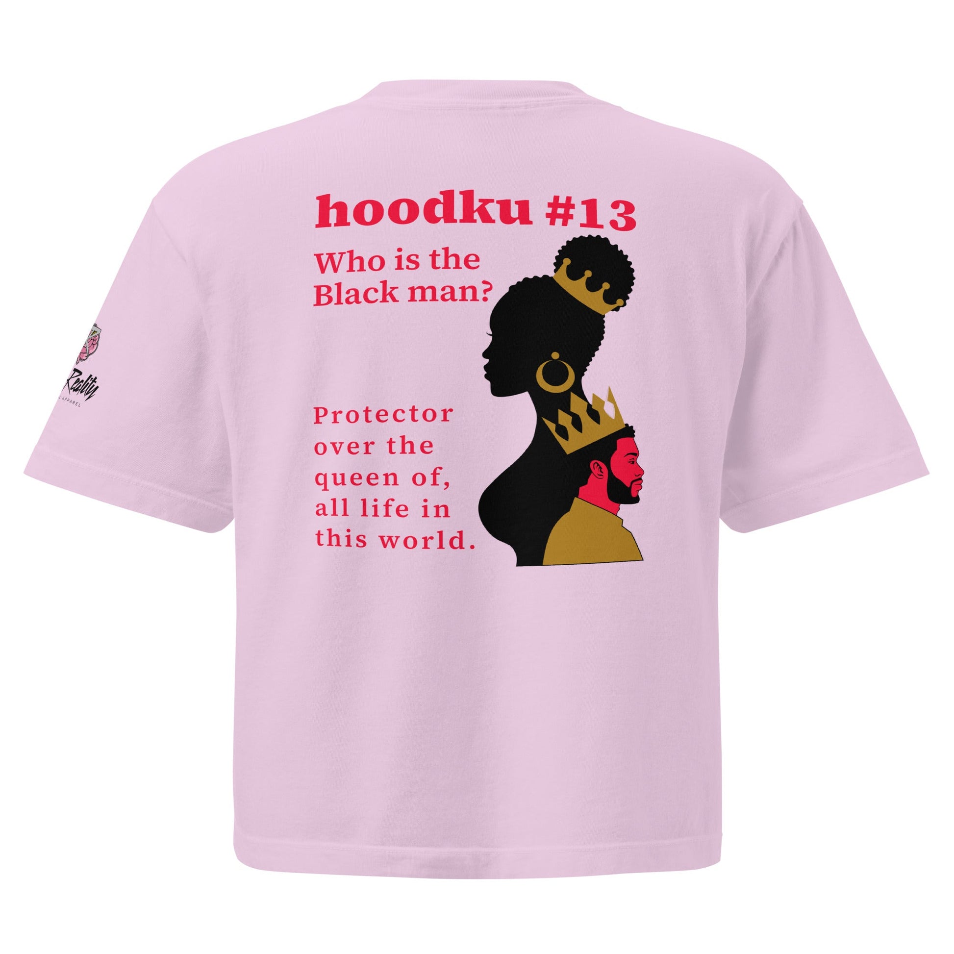 hoodku 13 perception Edition Women’s heavyweight boxy tee - Stark Reality Intellectual Apparel