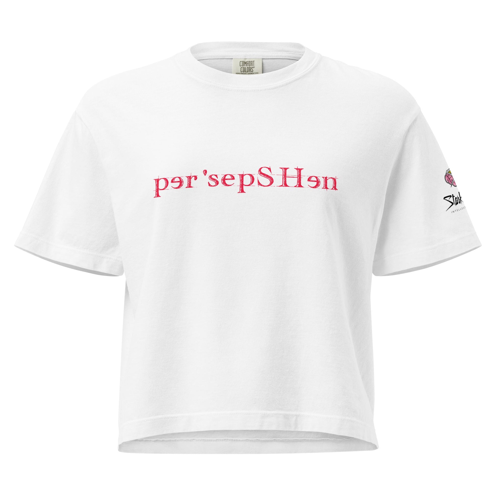 hoodku 13 perception Edition Women’s heavyweight boxy tee - Stark Reality Intellectual Apparel