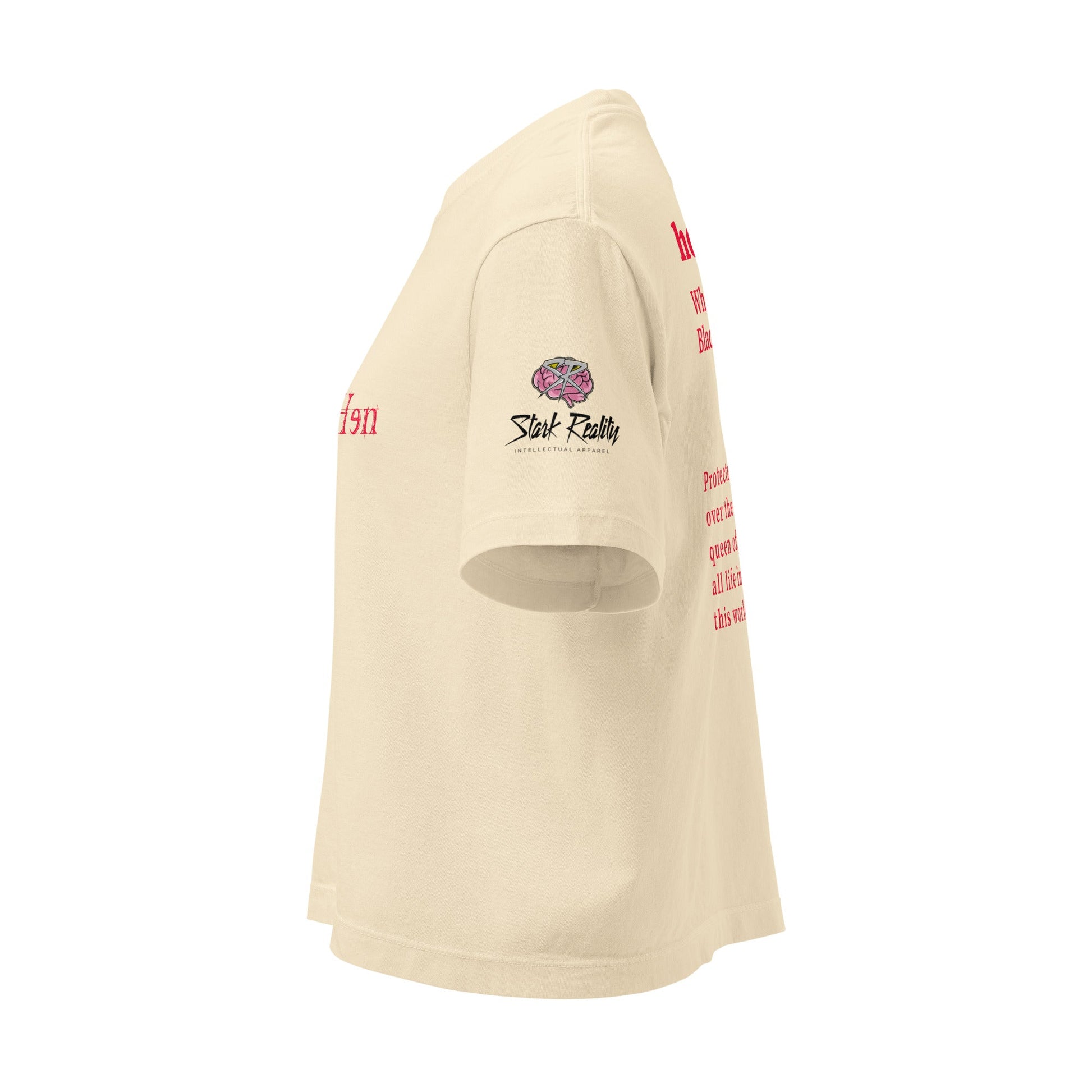 hoodku 13 perception Edition Women’s heavyweight boxy tee - Stark Reality Intellectual Apparel
