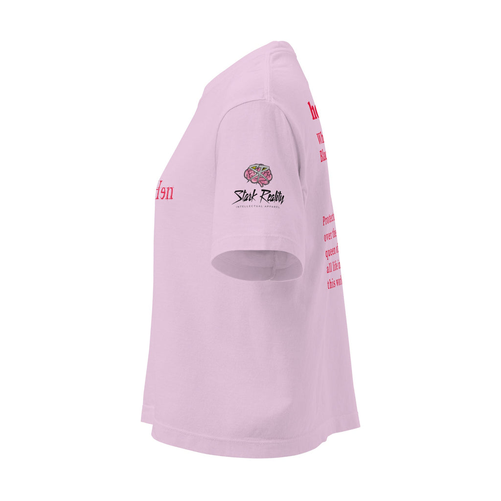 hoodku 13 perception Edition Women’s heavyweight boxy tee - Stark Reality Intellectual Apparel