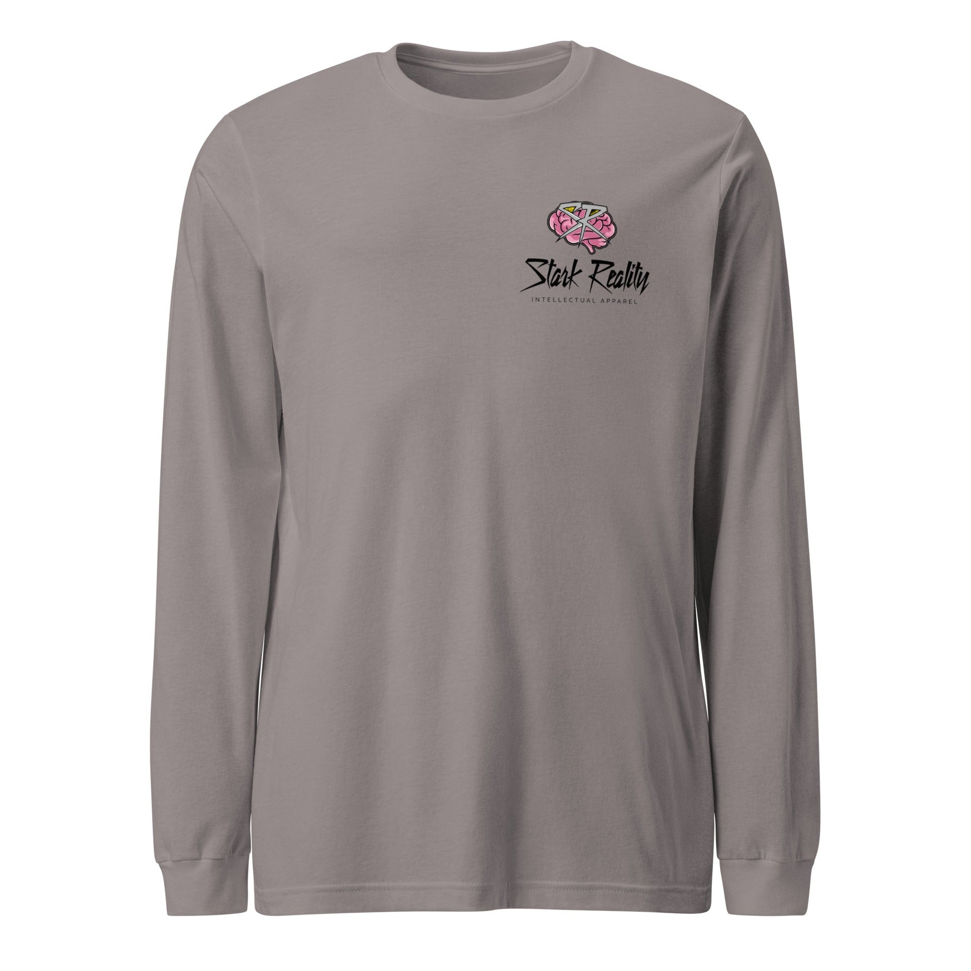 hoodku 21 Men's Long Sleeve Tee - Stark Reality Intellectual Apparel