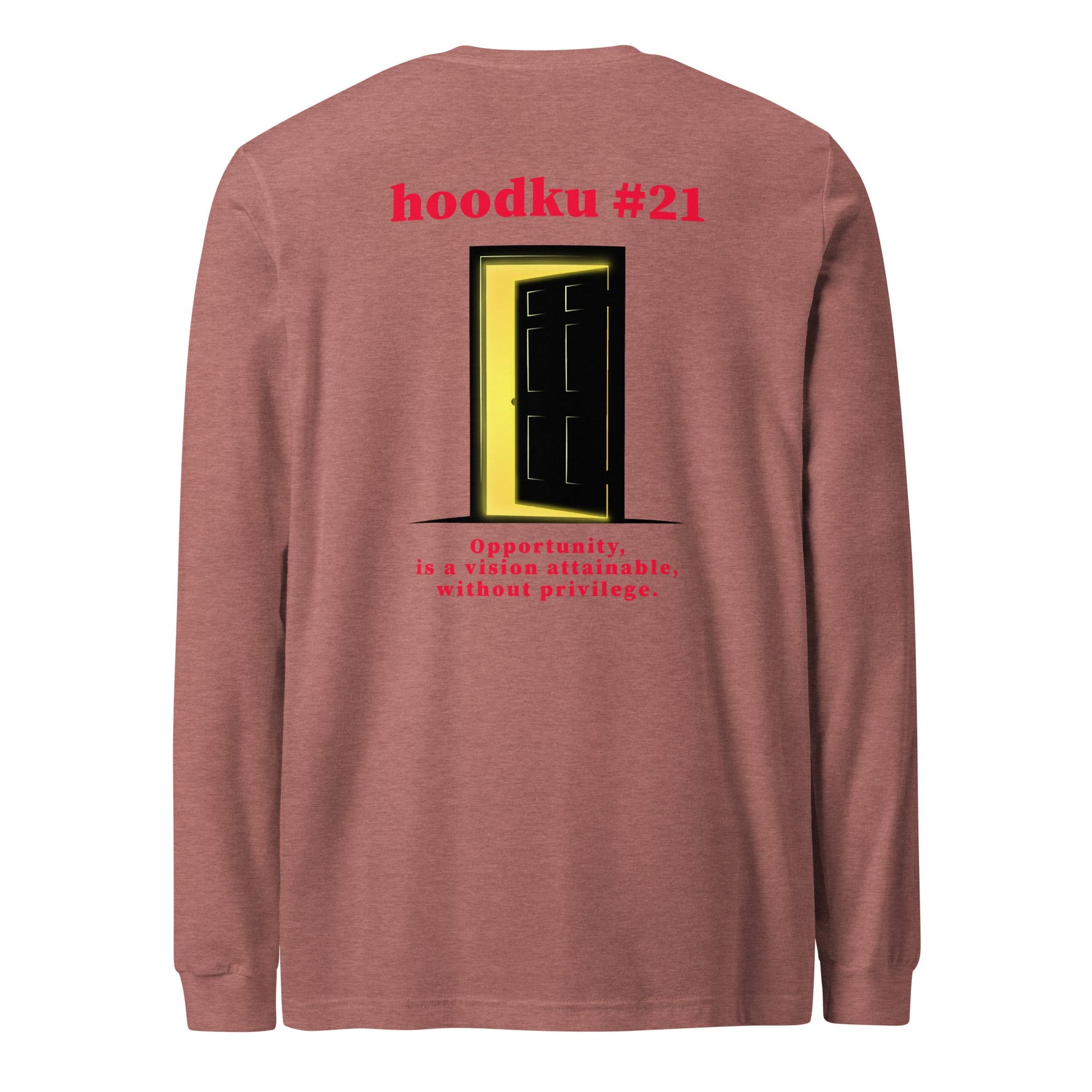 hoodku 21 Men's Long Sleeve Tee - Stark Reality Intellectual Apparel