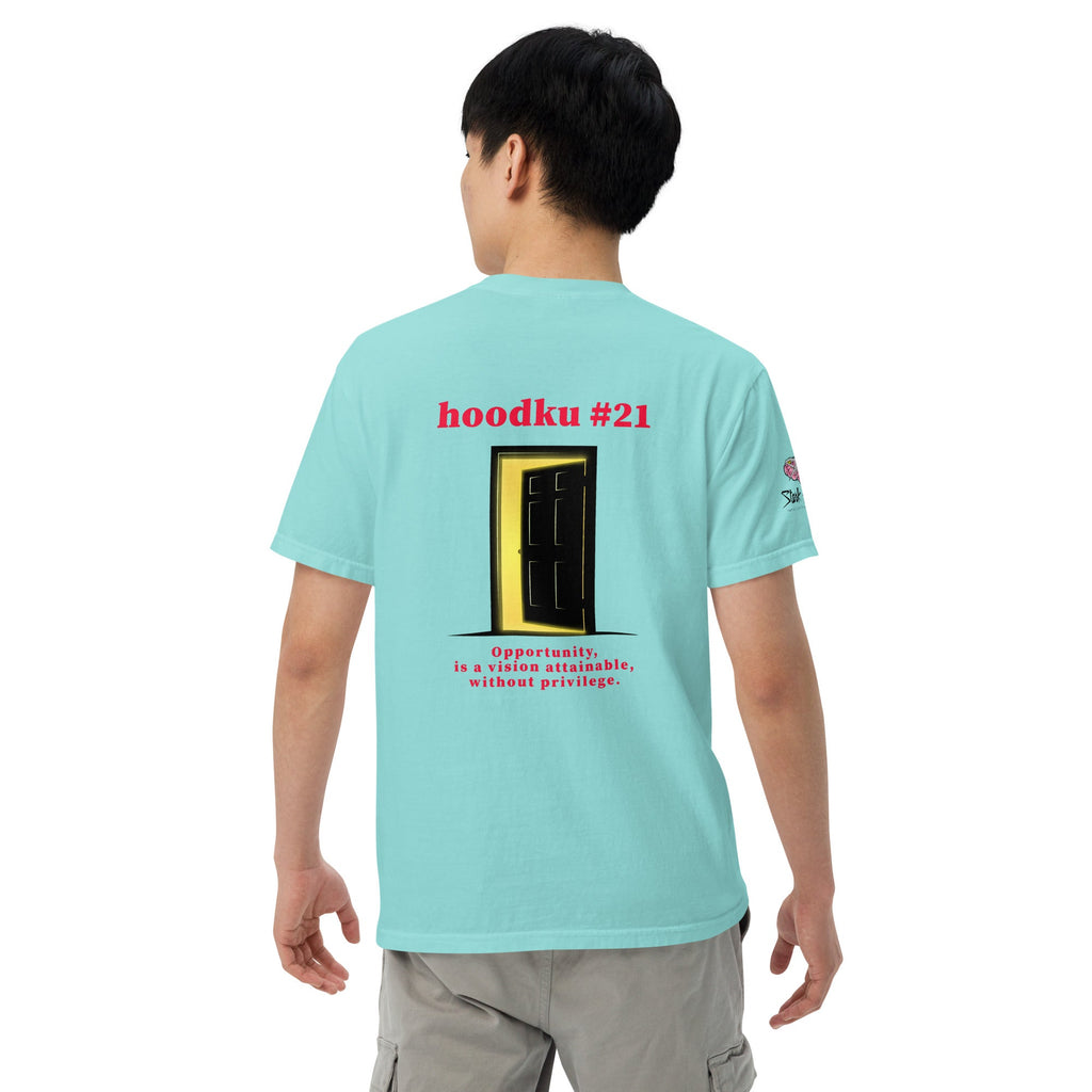 hoodku 21/possibility Men's Edition garment - dyed heavyweight t-shirt - Stark Reality Intellectual Apparel
