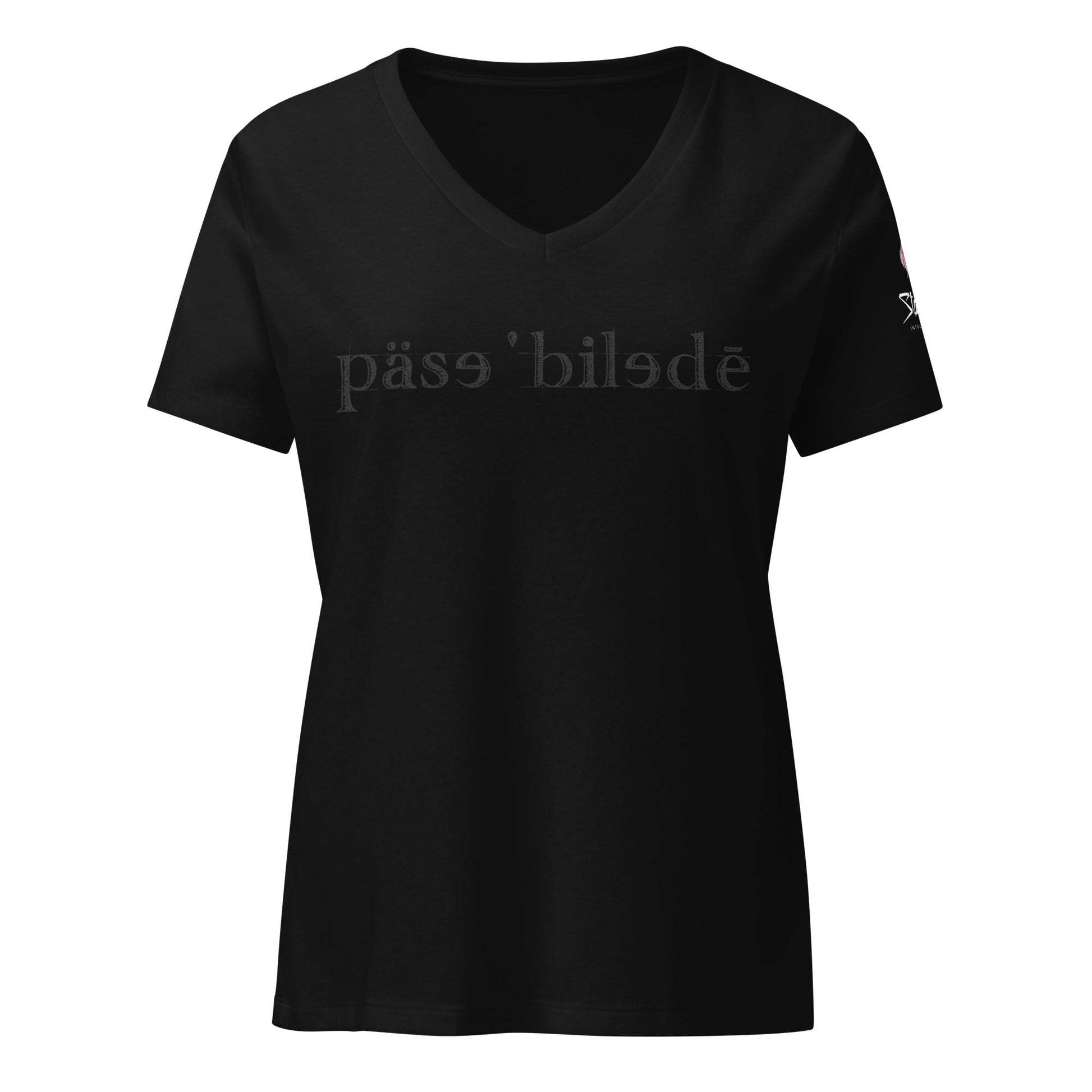 hoodku 21/possibilty Edition Women’s relaxed V - neck t-shirt - Stark Reality Intellectual Apparel