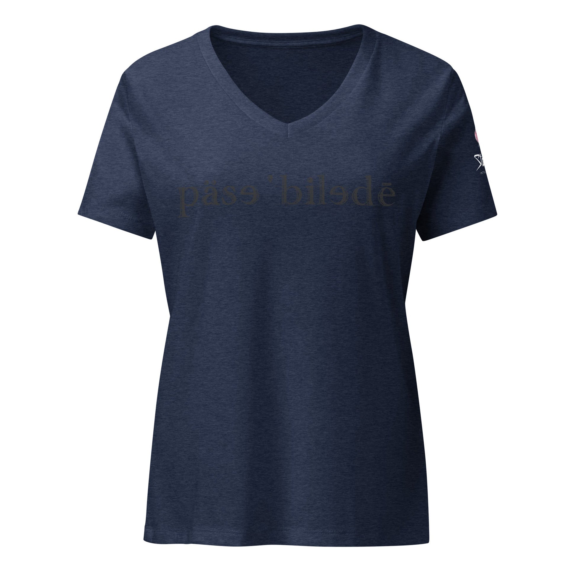hoodku 21/possibilty Edition Women’s relaxed V - neck t-shirt - Stark Reality Intellectual Apparel