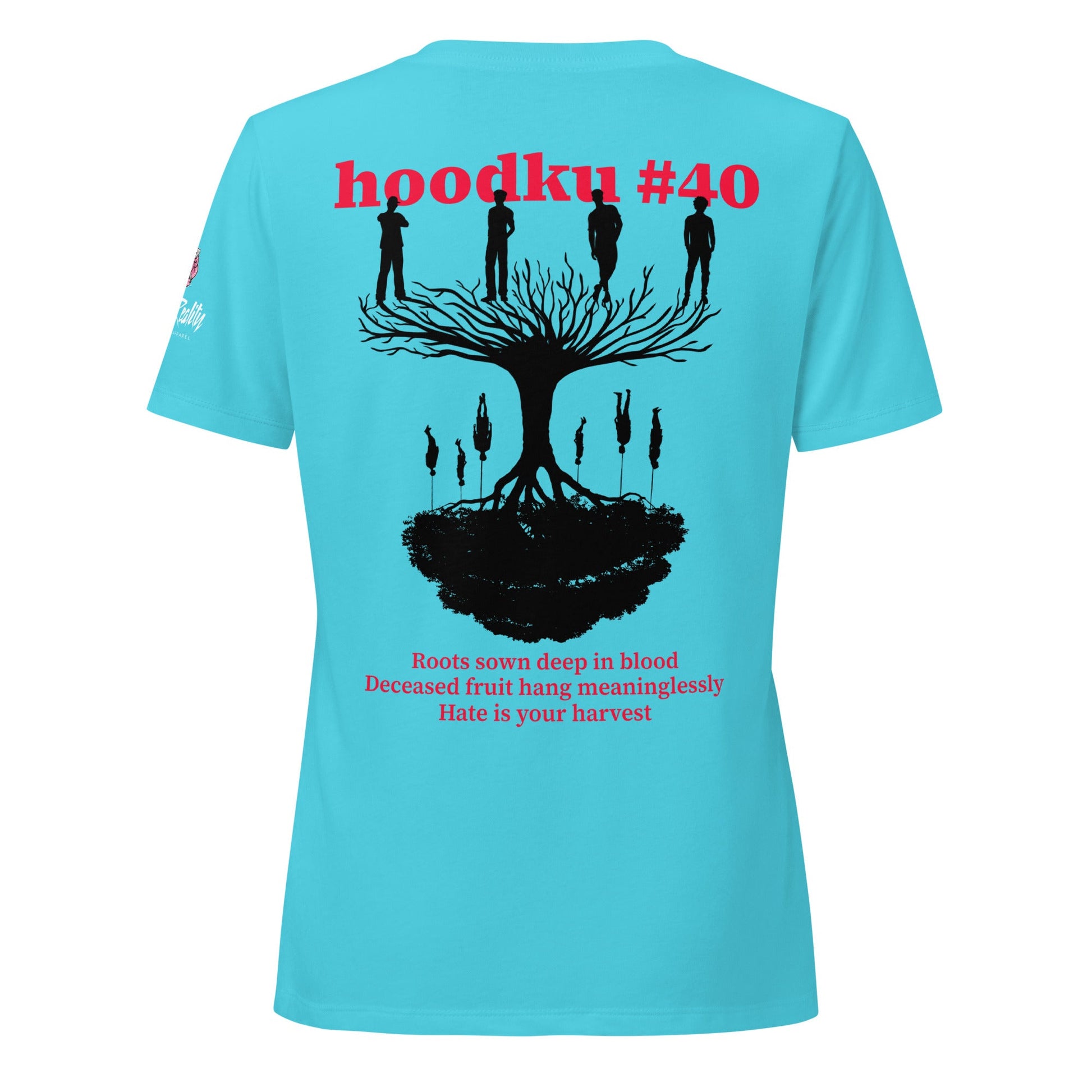 hoodku 25 Women's Garment - dyed heavyweight long - sleeve shirt - Stark Reality Intellectual Apparel