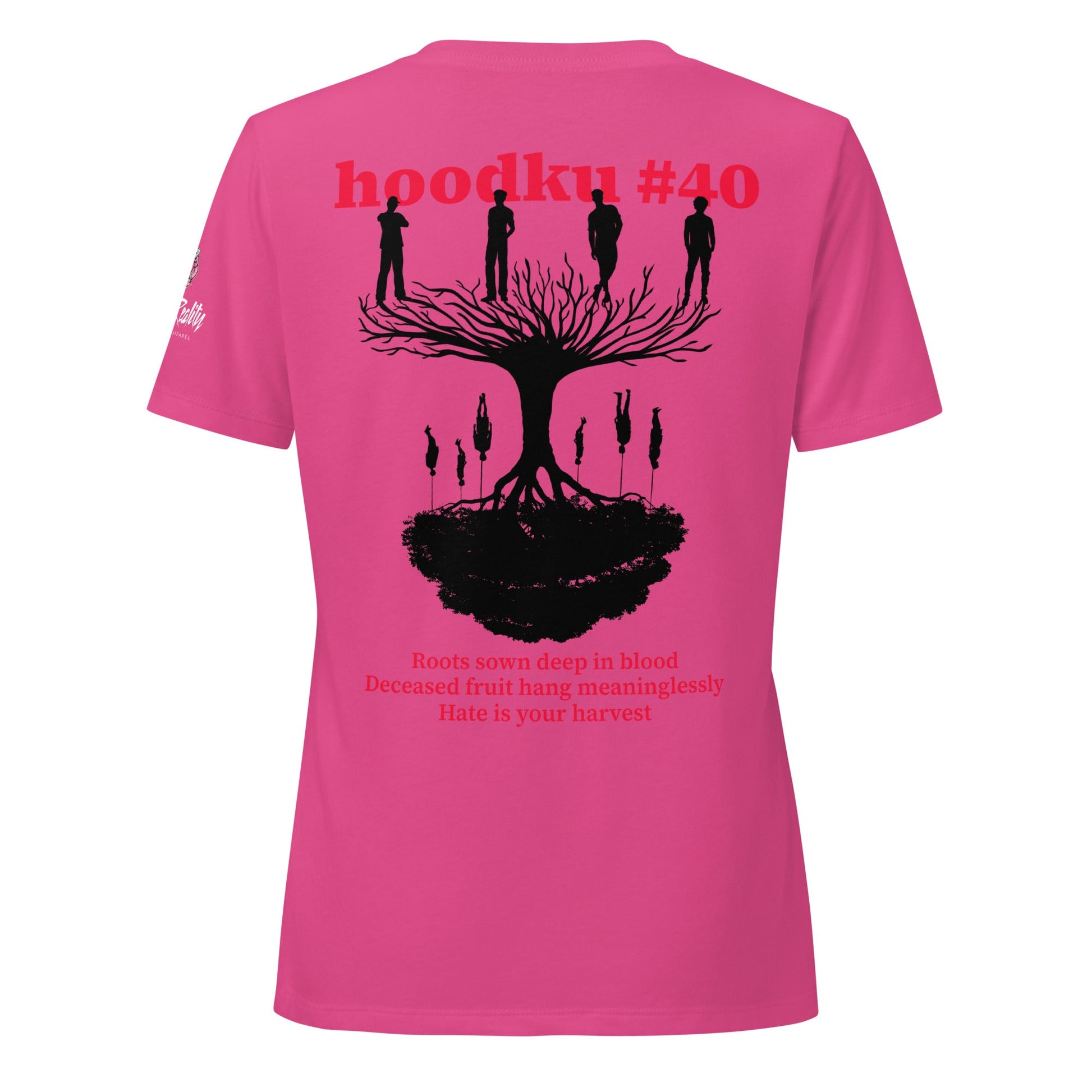 hoodku 25 Women's Garment - dyed heavyweight long - sleeve shirt - Stark Reality Intellectual Apparel