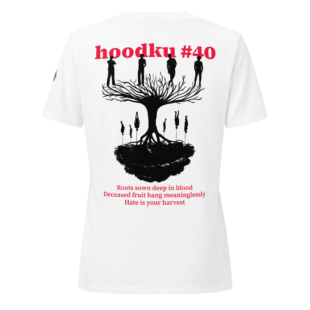 hoodku 25 Women's Garment - dyed heavyweight long - sleeve shirt - Stark Reality Intellectual Apparel