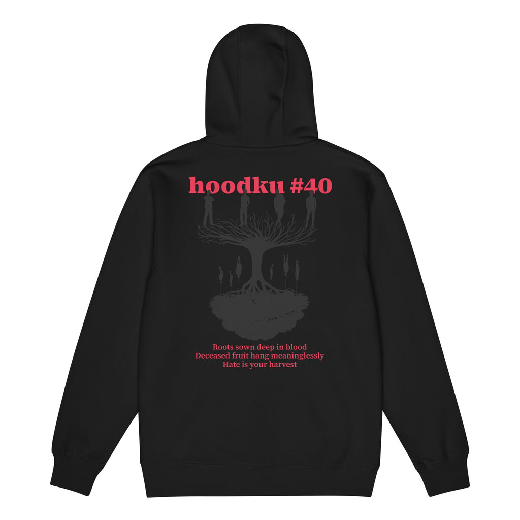 hoodku 40 Men's Premium full zip hoodie - Stark Reality Intellectual Apparel