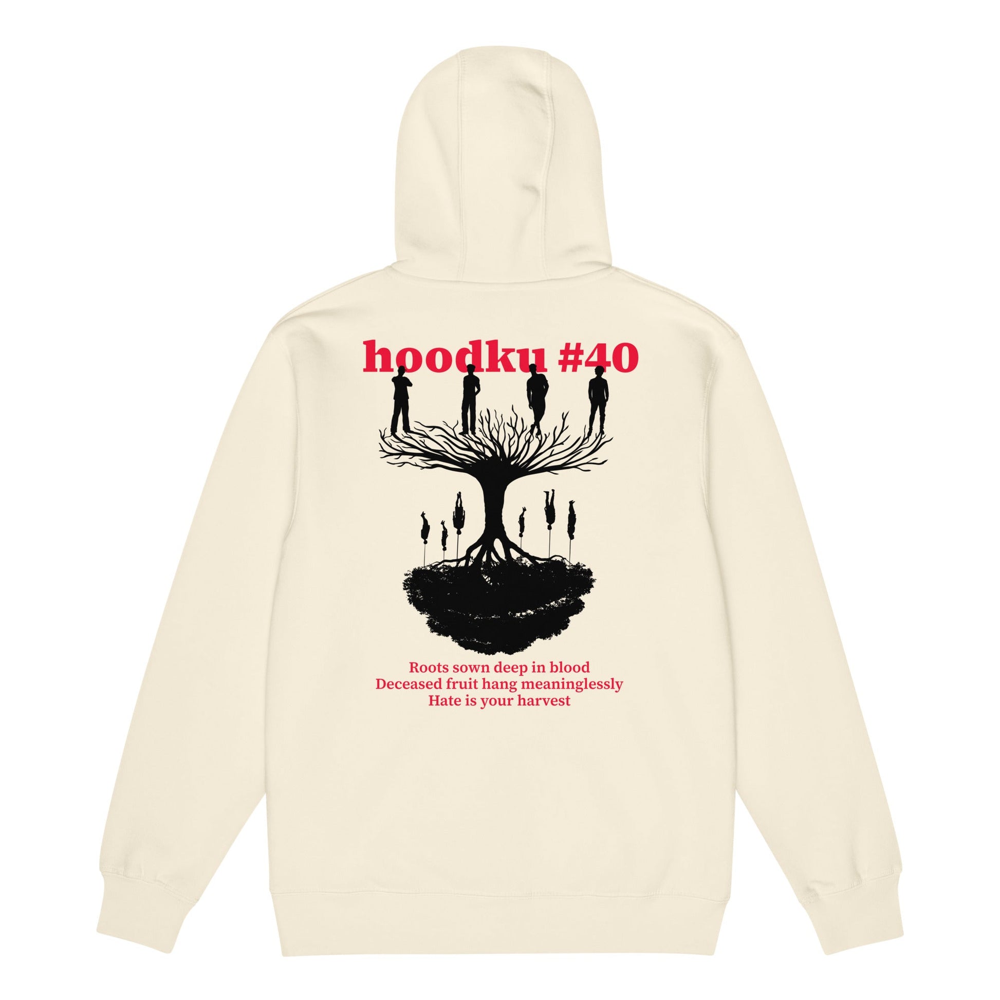 hoodku 40 Men's Premium full zip hoodie - Stark Reality Intellectual Apparel