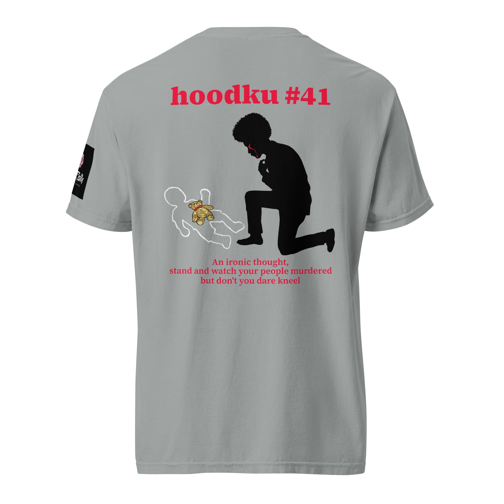 hoodku 41 garment - dyed heavyweight t-shirt - Stark Reality Intellectual Apparel