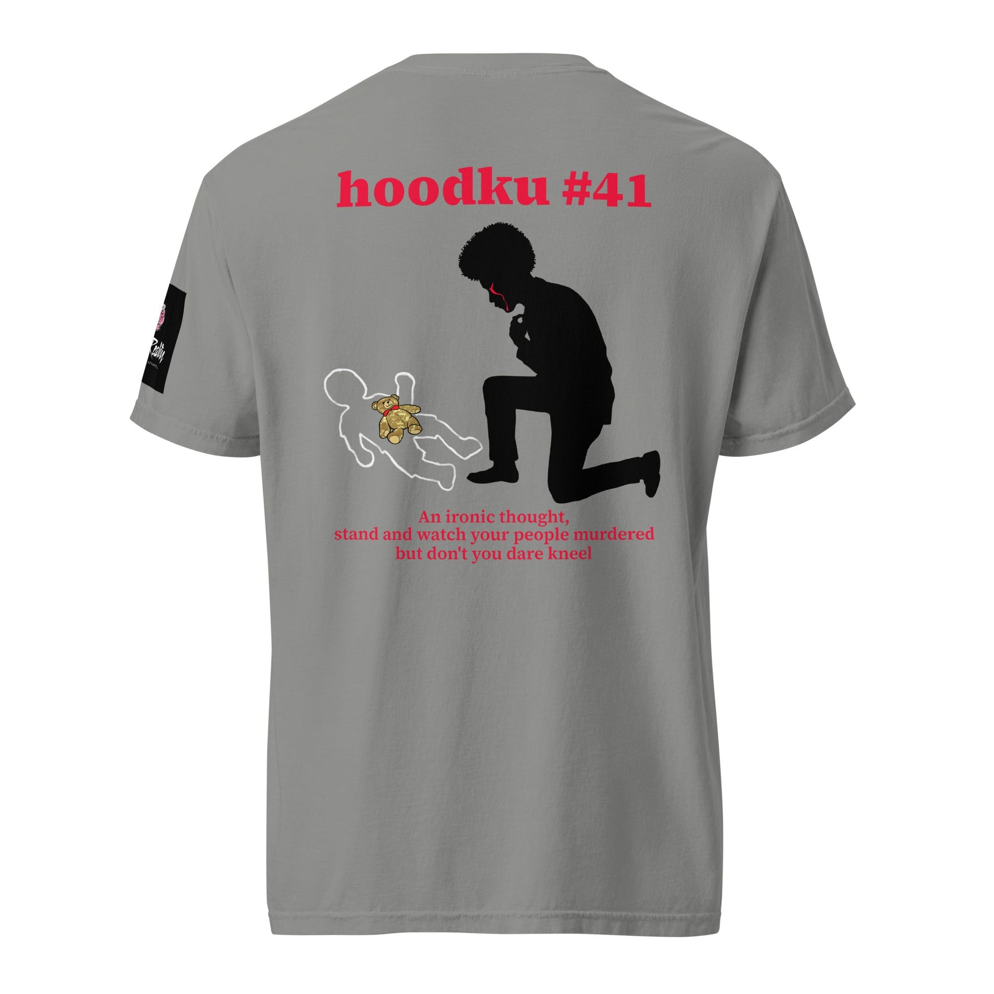 hoodku 41 garment - dyed heavyweight t-shirt - Stark Reality Intellectual Apparel