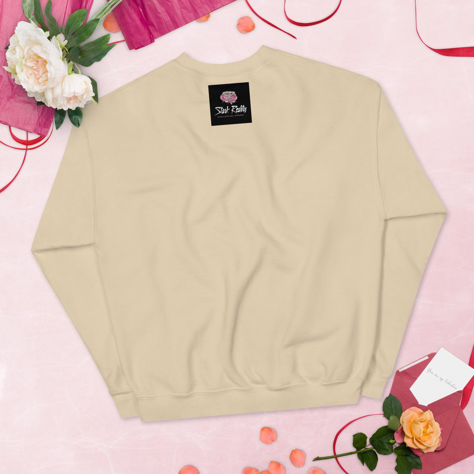 hoodku  Women's Oversized Sweatshirt - Stark Reality Intellectual Apparel