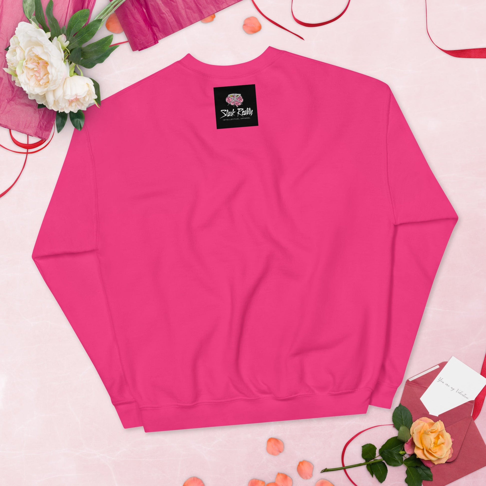 hoodku  Women's Oversized Sweatshirt - Stark Reality Intellectual Apparel