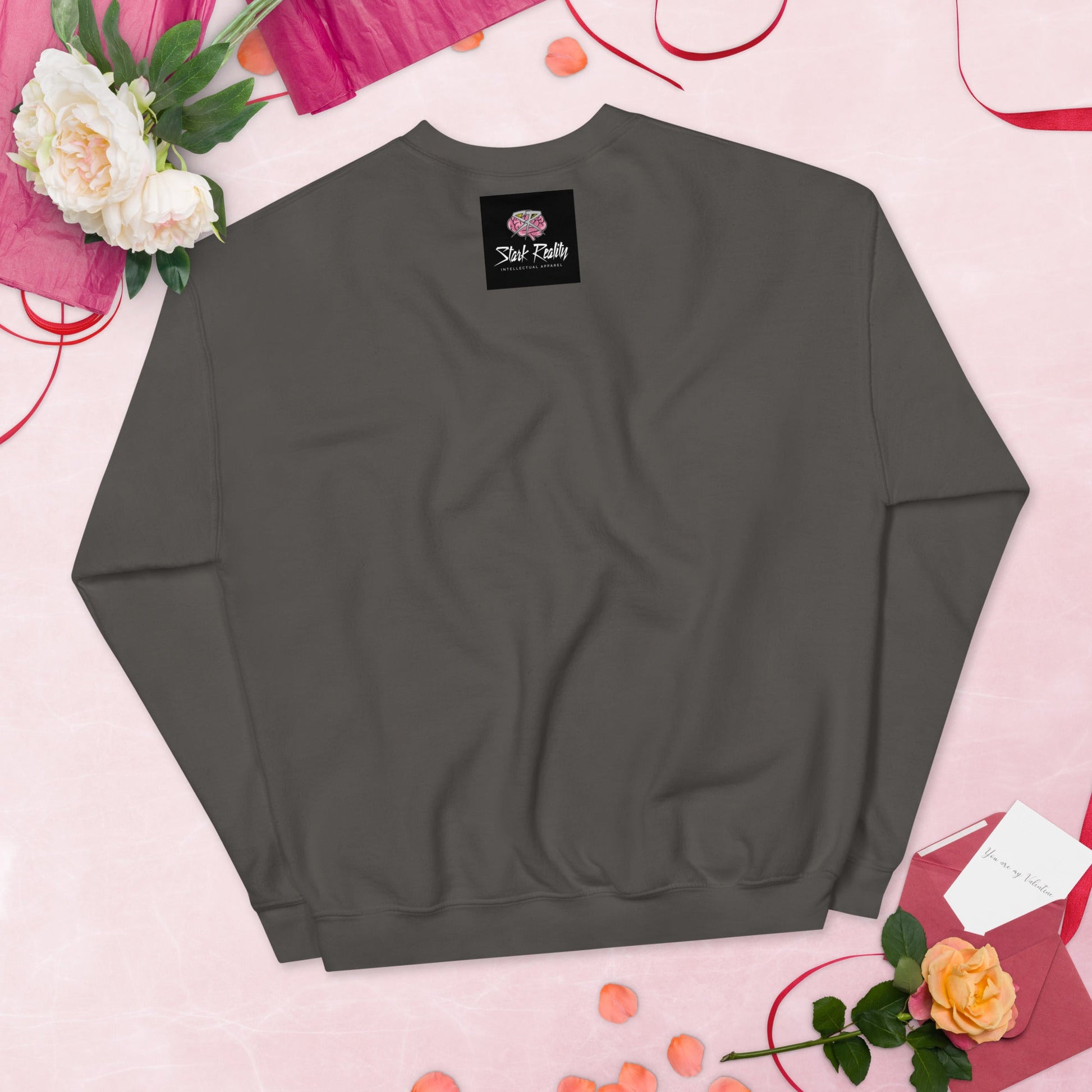 hoodku  Women's Oversized Sweatshirt - Stark Reality Intellectual Apparel