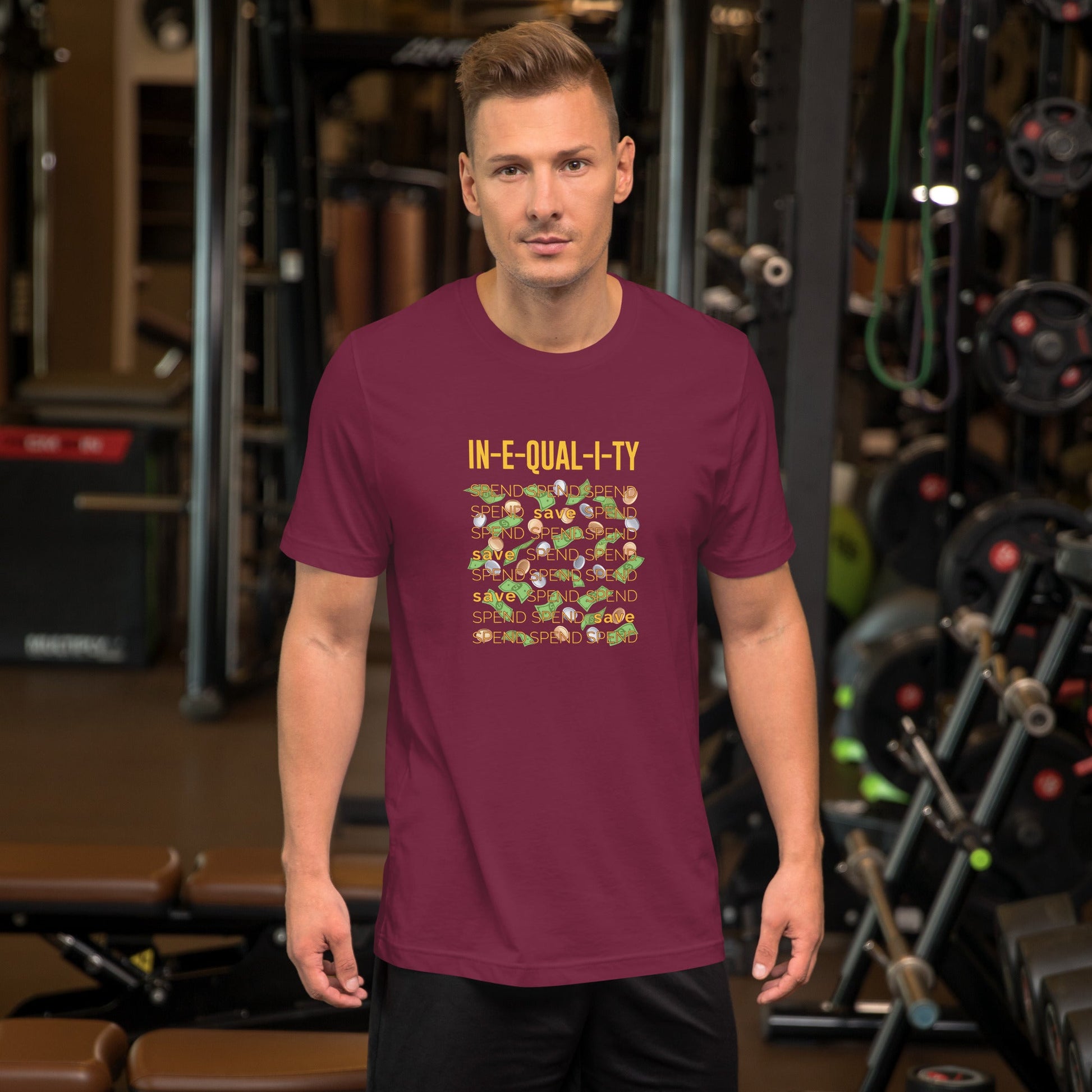 In - e - qual - i - ty Men's t-shirt - Stark Reality Intellectual Apparel