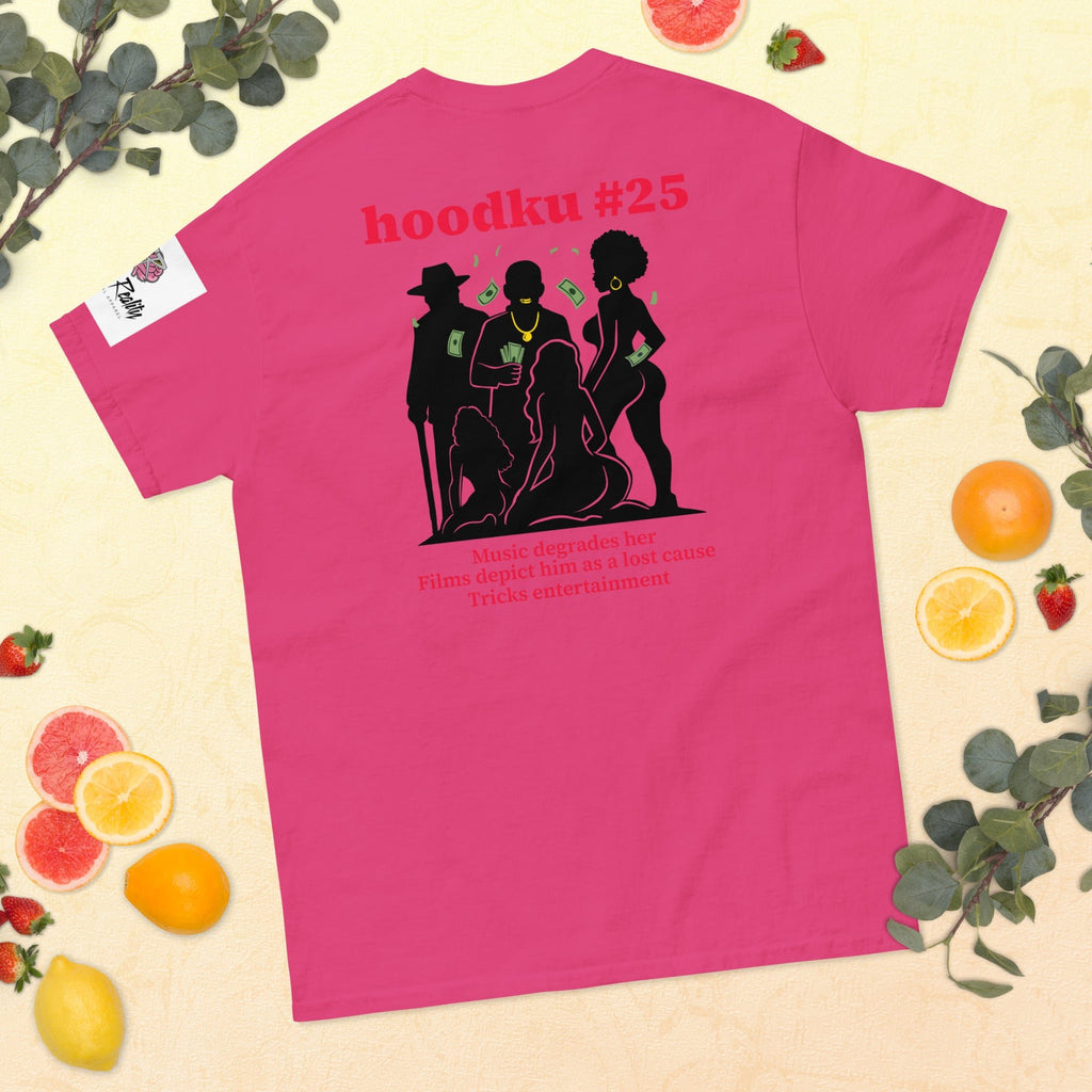 Pre' faund hoodku 25 women's classic tee - Stark Reality Intellectual Apparel