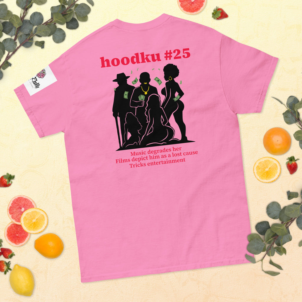 Pre' faund hoodku 25 women's classic tee - Stark Reality Intellectual Apparel