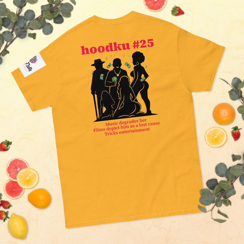 Pre' faund hoodku 25 women's classic tee - Stark Reality Intellectual Apparel