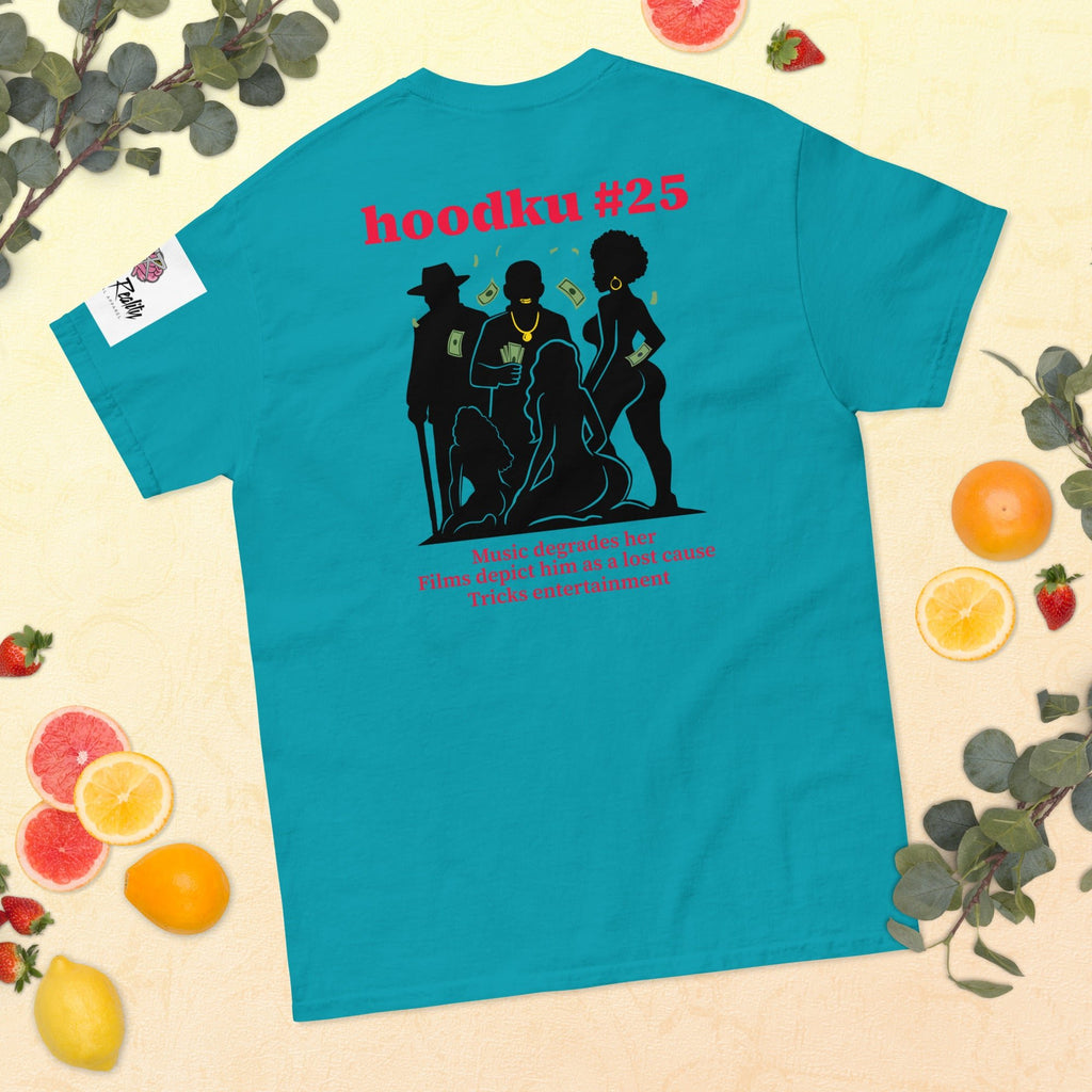 Pre' faund hoodku 25 women's classic tee - Stark Reality Intellectual Apparel