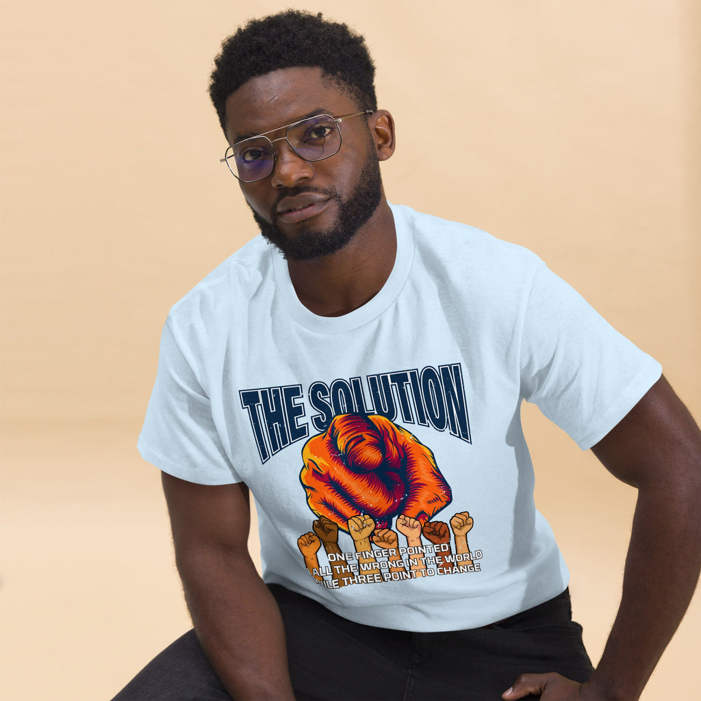 The Solution 02 classic tee - Stark Reality Intellectual Apparel