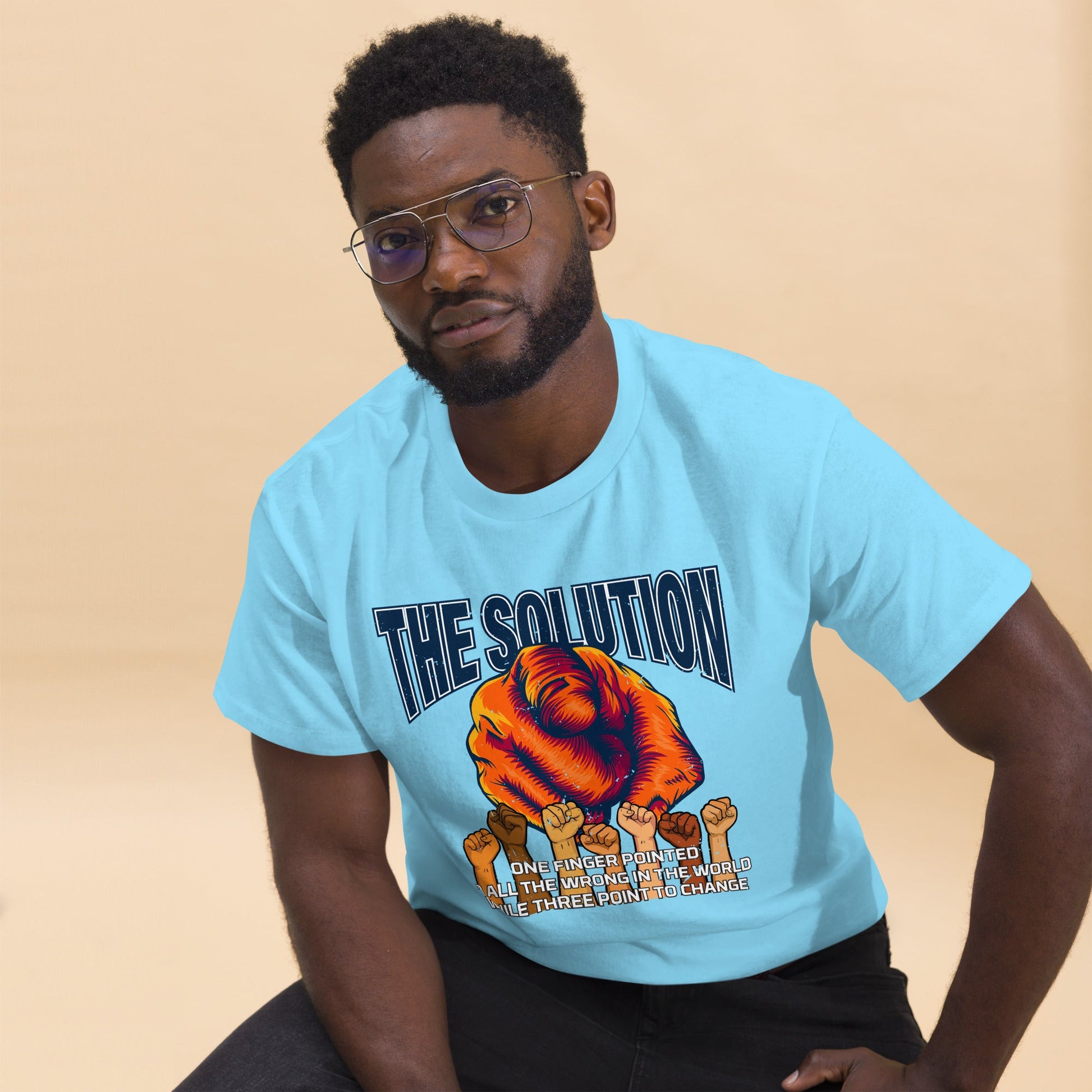 The Solution 02 classic tee - Stark Reality Intellectual Apparel