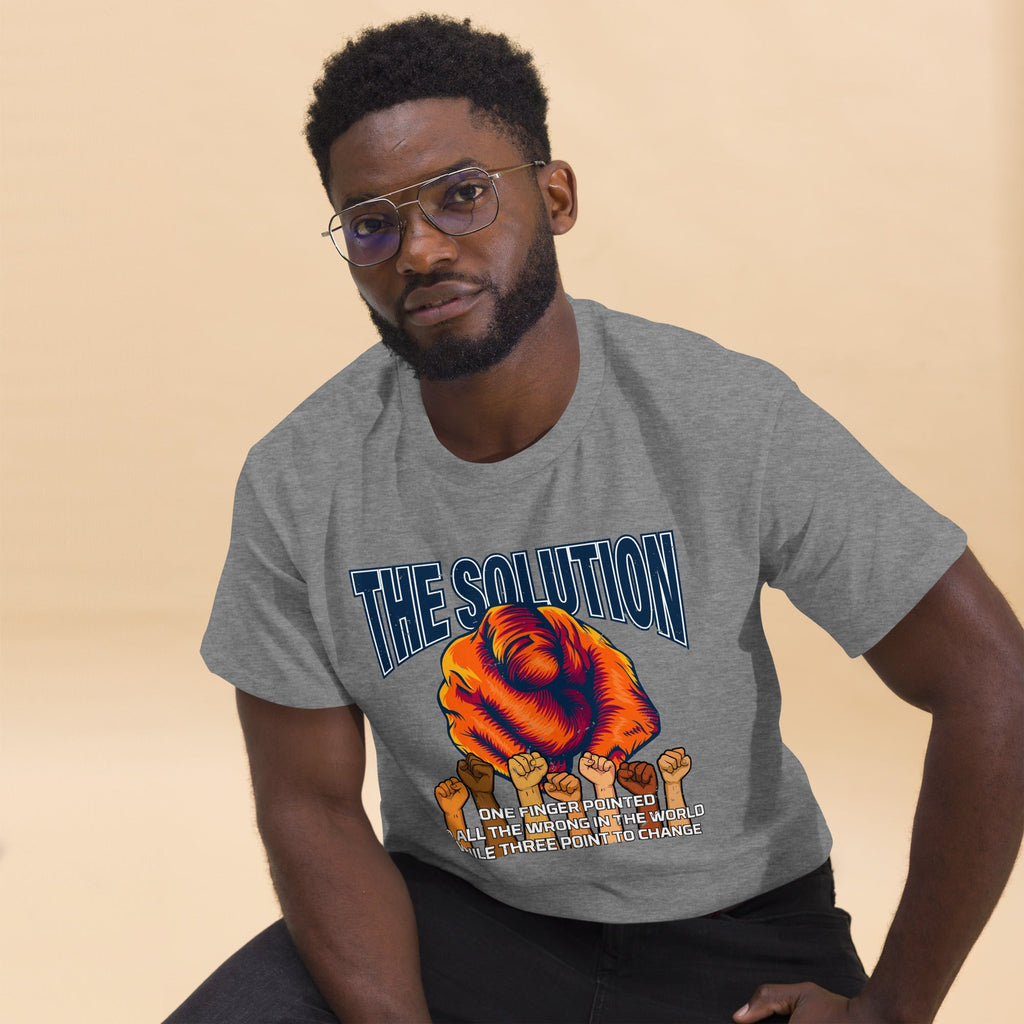 The Solution 02 classic tee - Stark Reality Intellectual Apparel