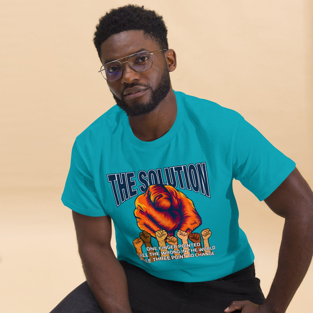 The Solution 02 classic tee - Stark Reality Intellectual Apparel