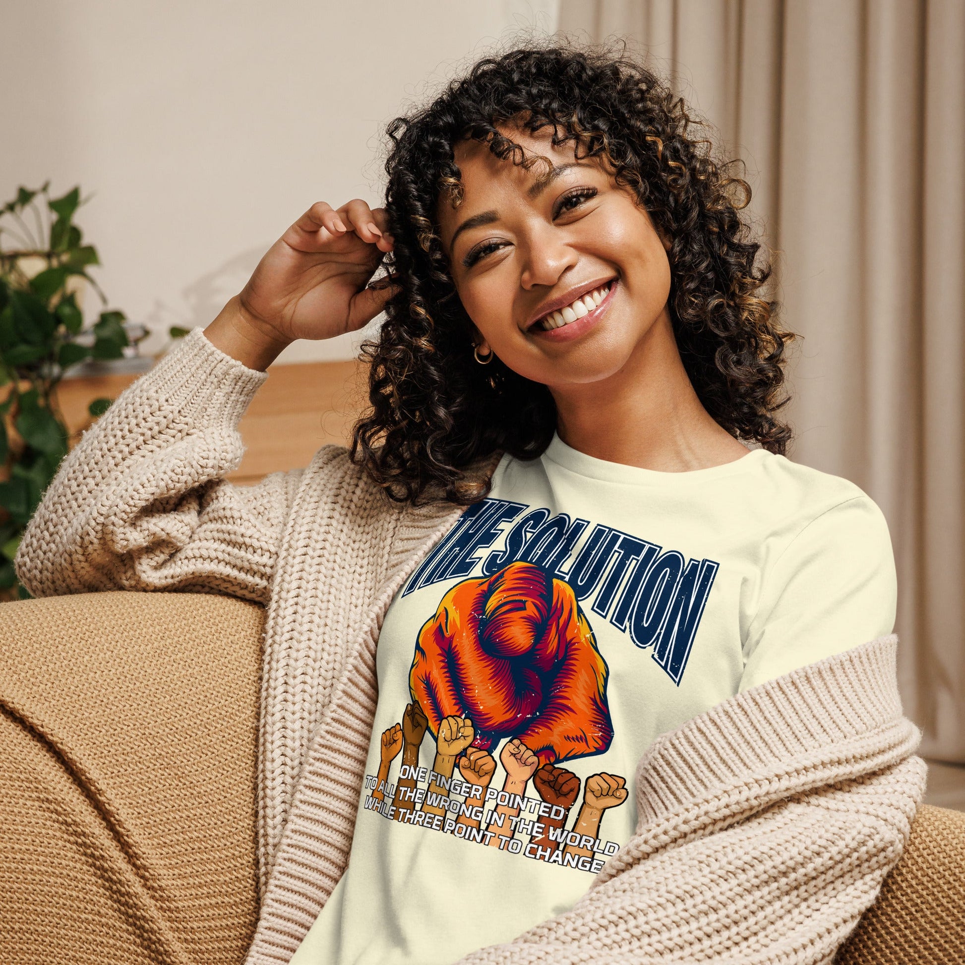 The Solution 03 Women's Relaxed T-Shirt - Stark Reality Intellectual Apparel